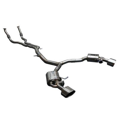 China Automotive Exhaust System Stainless Steel Catback Exhaust System With Electronic Valves For AUDI RS5 B9 B8 for sale