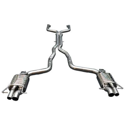 China High Quality Stainless Steel Valve Catback Exhaust For Mercedes Benz AMG C63 W205 W204 Valvetronic Sports Muffler Pipe C-CLASS T-Model (S204) for sale