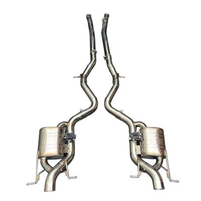 China Stainless Steel Automotive Performance Device Valved Exhaust Catback For Mercedes Benz W223 S Class W221 W222 for sale