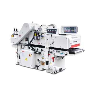 China QMB206F-GH Woodworking Machinery Double Head 2 Double Side Double Side Thicknessing Planer Wood Working Side for sale