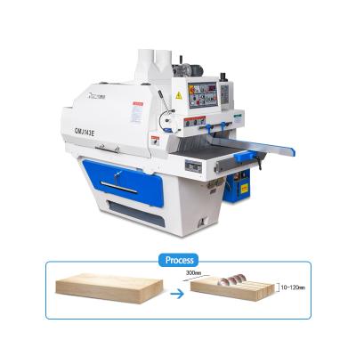 China QMJ143E Horizontal Multi-bladed Ripping Saw Multi-bladed Optional Log Sawing Machine Master Wood Ripping Saw for sale