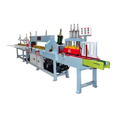 China ZMJ-2500D Floor Wood Finger Jointing Jointer Wood Finger Press Machine Finger Set Approach for sale