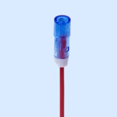 China A-10-3 230 Volt Led Indicator Lights 6mm Dia Blue Led Indicator for sale