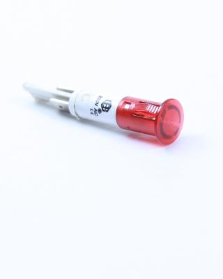 China Lâmpada Mini Pilot 10mm 12 Volt Indicador Luz Vermelha Com Terminal à venda