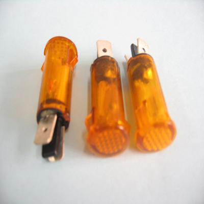 China A-23 12mm Indicator Light Orange 12 Volt Indicator Light for sale