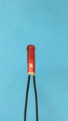 China 3V 6V 6mm LED Indicator Light White And Transparent for sale