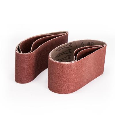 China Abrasive Aluminum Oxide Sand Polishing Cloth 100*610mm Vsm Abrasive Belts for sale