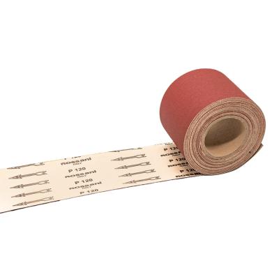 China Rossani Brand Italy Design Waterproof 120 Grit Wood Metal Emery Paper Polishing Roll for sale