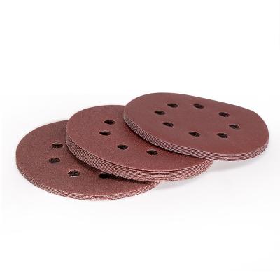 China DA13 Aluminum Oxide Base Sand Paper Hook And Loop Polishing Abrasive Disc for sale