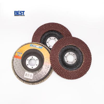 China WORKPLUS Cloth Zirconia Fin Polishing Sanding Abrasive Discs For Grinding Stainless Steel for sale