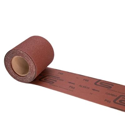 China Waterproof carbo schroder grit 60 ALX610 Germany aluminum oxide abrasive cloth roll for sale