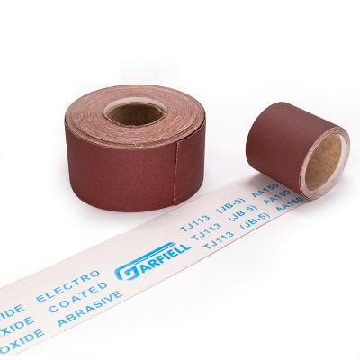 China ARFIELL waterproof electro coated abrasiveJ-weight cloth tj113 soft abrasive cloth roll for sale