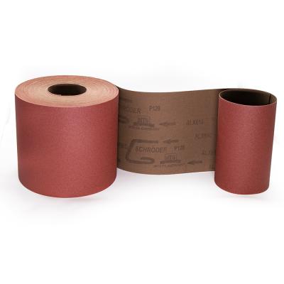 China SCHRODER JF-Weight Waterproof Cloth Squeak 120 ALX610 Coated Abrasive Cloth Roll for sale