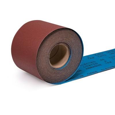 China POLRX Waterproof Good Quality 60 Grit Sand Cloth Sand Cloth tj113 Soft Abrasive Cloth Roll for sale