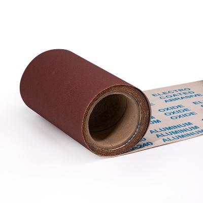 China Waterproof hand using soft 60 grit emery cloth abrasive cloth roll tj113 coated for sale