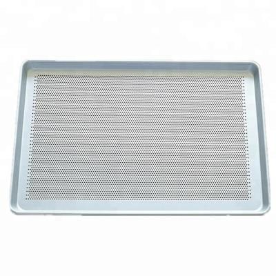 China Tray Perforated Baking Sheet Flat Tray Aluminum Baking Pans /bun/loaf viable baking pan for sale