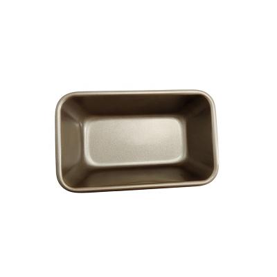 China Carbon Steel Sustainable Rectangular Stick Bread Loaf Non Baking Pan Bread Loaf Toast Baking Tin Pan for sale