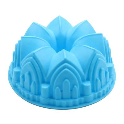 China High Quality Viable Food Grade Silicone Cake Molds 3D Bakeware Cake Mold For Baking Cakes In Various Shapes for sale