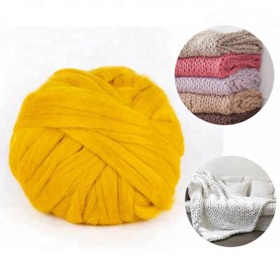 China Fancy Yarn 100% Viable Super Bulky Giant Free Sample Merino Wool Yarn for sale