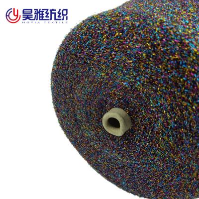 China Factory Direct High Tenacity 12NM Polyester Soft Touching Metallic Yarn for sale