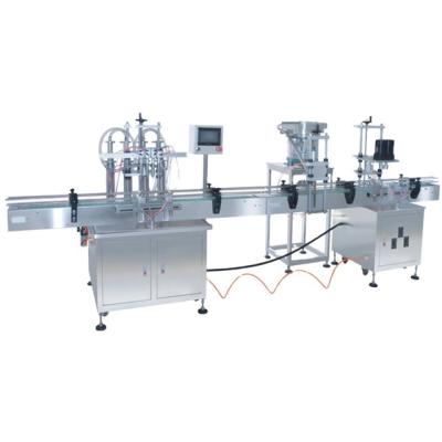 China Automatic Bottle Labeler Liquid Filling Capping And Labeling Machine for sale