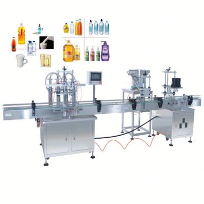 China Automatic Bottle Filling Capping And Labeling Machine With Intelligent Inkjet Printer for sale