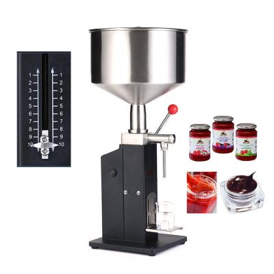 China A-03 Semi Automatic Manual Paste Small Dose Filling Machine / Filler For Cream & Shampoo & Cosmetics Te koop