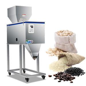 中国 100-5000g Vibration Coffee Bean Tea Bag Sachet Powder Pouch Semi Automatic packing Weighing Filling Machine 販売のため