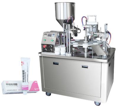 China Automatic Plastic Tube Filling Sealing Machine For Cosmetic Cream Facial Cream Ointment Tube for sale