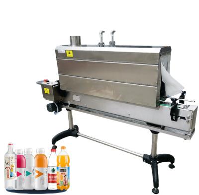 China Automatic Heating Bottle Shrink Sleeve Labeling Machine Shrink Sleeve Applicator With Steam Tunnel for sale