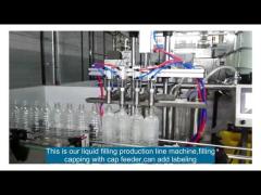 automatic liquid filling machine line