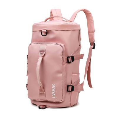 China Solid Color Wholesale Promotional Design New Waterproof Foldable Ladies Travel Gym Yoga Bags Gifts Logo Tote Bags Customized Unisex for sale