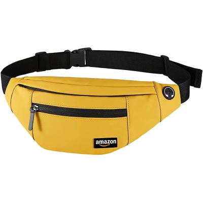 China New Arrival High Quality Water Proof Large Capacity PU Leather Waist Bag Running Tactical Waist Bags For Women Fanny Pack for sale