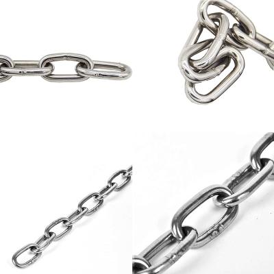 China Used as a lanyard chains Steel link chainLink chain, DIN766 Steel Chain,Short Link chain 304-8mm for sale