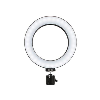 China Dimmable Mini Professional 6 Inch USB Charging LED Ring Light Stand For Phone for sale