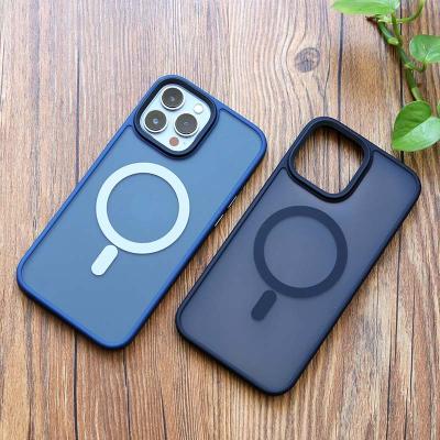 China Wireless Adsorption Customized Design Silicone Cell Phone Clear Magnetic Case for sale