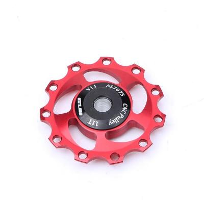 China Wheel Aluminum Bicycle AL7075 GUB V11 11T Jockey Derailleur Pulley Rear Guide Supporting RS Upgraded Supporting Bike Accessories for sale