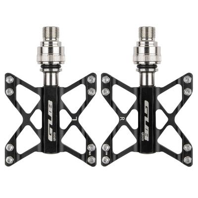 China Cruisers GUB QR009 Quick Release Pedal Bicycle 9/16 MTB Mountain Bike Pedal Folding Foldable Small Wheel Bike Pedal for sale