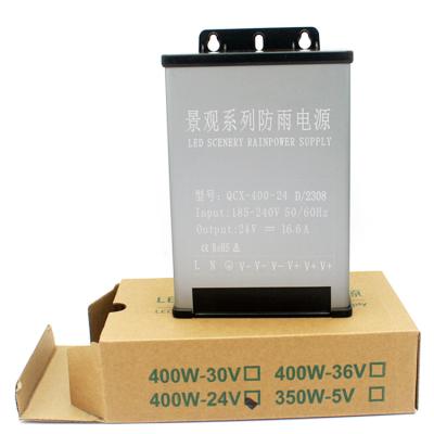 China Aluminium 12v 33.3 amp power supply 400W AC 220V  china dc power supplyinput rainproof high power for sale