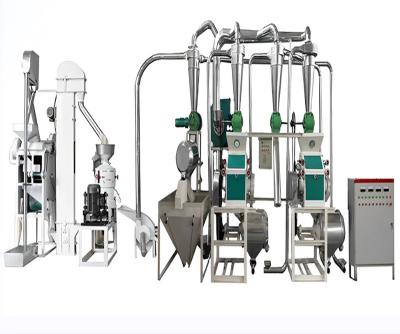 China food & Beverage plant 10 tons per day household mini automatic flour milling machine small scale maize maize flour mill machinery for sale