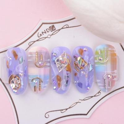 China 2021 Fashion Trendy Beauty Nail Stickers Shape Nail Decoration For Nail Art for sale