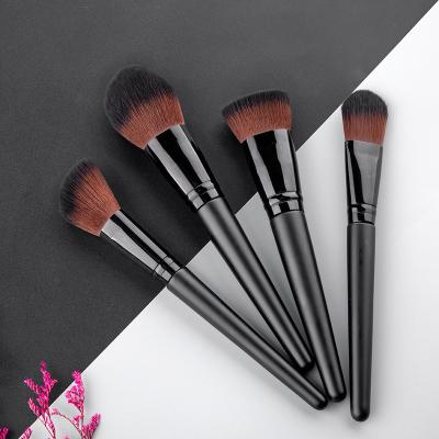 China Angular Blush Angular Blush Makeup 2021 Factory Wholesale Makeup Brush Beauty Care 4 Pieces Makeup Brush Set for sale