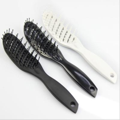 China Cozy Workmanship Eco Hair Straightener Comb Anti-static Black Custom Hair Combs for sale