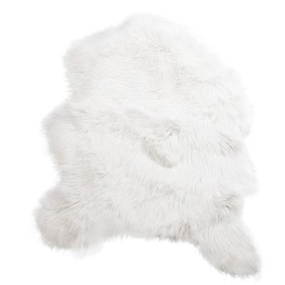 China Long Pile Plain Color Anti-Slip Fluffy Faux Fur Blanket High Carpet Hair Rug for sale