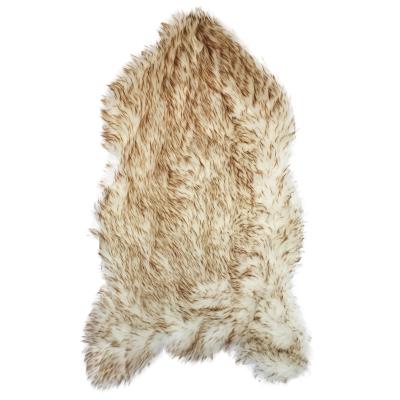 China Useful Artificial Wool Tip Fabric Faux Fur Sherpa Fleece Anti-skid Imitated Dye Blanket for sale