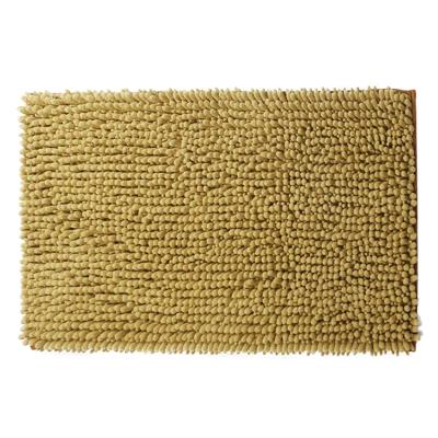 China Sustainable Chenille Floor Bedding Accessories 2pcs Customized Microfiber Bath Mats for sale