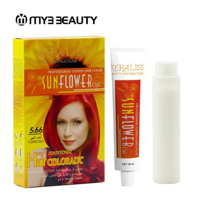 China 100% Coverage Gray Hair Private Hair Dye Brands Custom Logo Organic Hair Dye Permanent Hair Color Cream Kit for sale