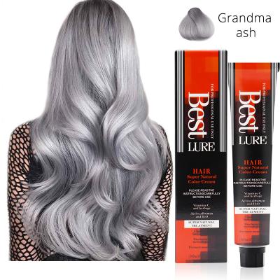 China 100% Coverage Best Gray Hair Wholesale OEM Professional Ammonia Free Organic Cabello Color Hair Dye Hair Cream for sale