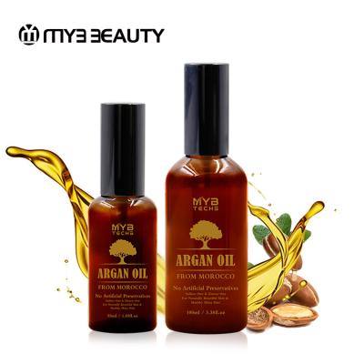 China Make Hair Smooth OEM High Quality Deep Moisturizing Organic Hair Oil 100% Pure Argan Oil for sale