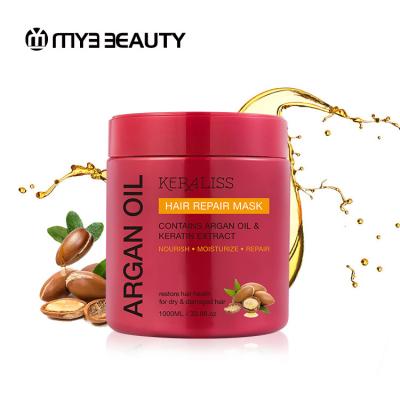 China Hair-Repair Wholesale Private Label Argan Oil Keratin Moisturizing Hair Mask Organic Mask For Hair Repair Treatment for sale